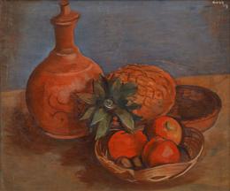 Jiří Kars - Still life with Carafe and Pineapple