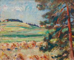 Vincenc Beneš - Harvest below Jiher 