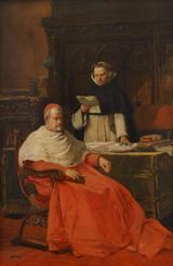 Václav Brožík - Cardinal's Decree