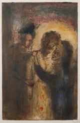 Bohuslav Reynek - Loučení Krista s matkou