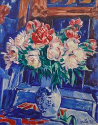 Václav Špála - Pink and White Peonies
