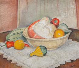 Otakar Kubín - Still Life with Vegetables 