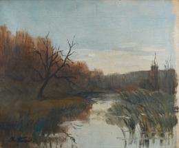 Antonín Chittussi - View of Fontainebleau