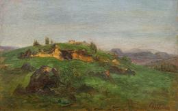Antonín Chittussi - Krajina s balvany
