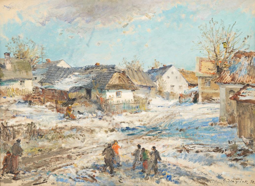 Oldřich Blažíček - Zima v Milasíně