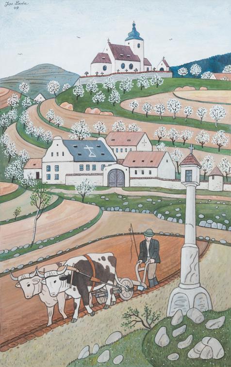 Josef Lada - Ploughing