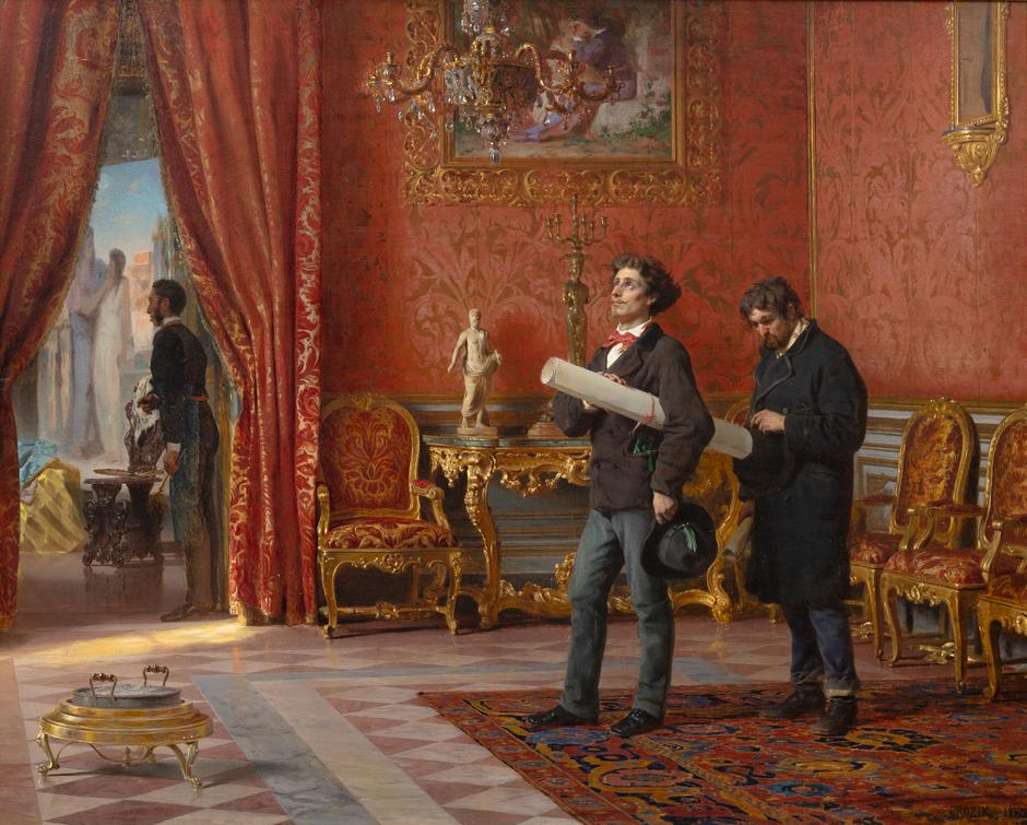 Václav Brožík - Two Artists