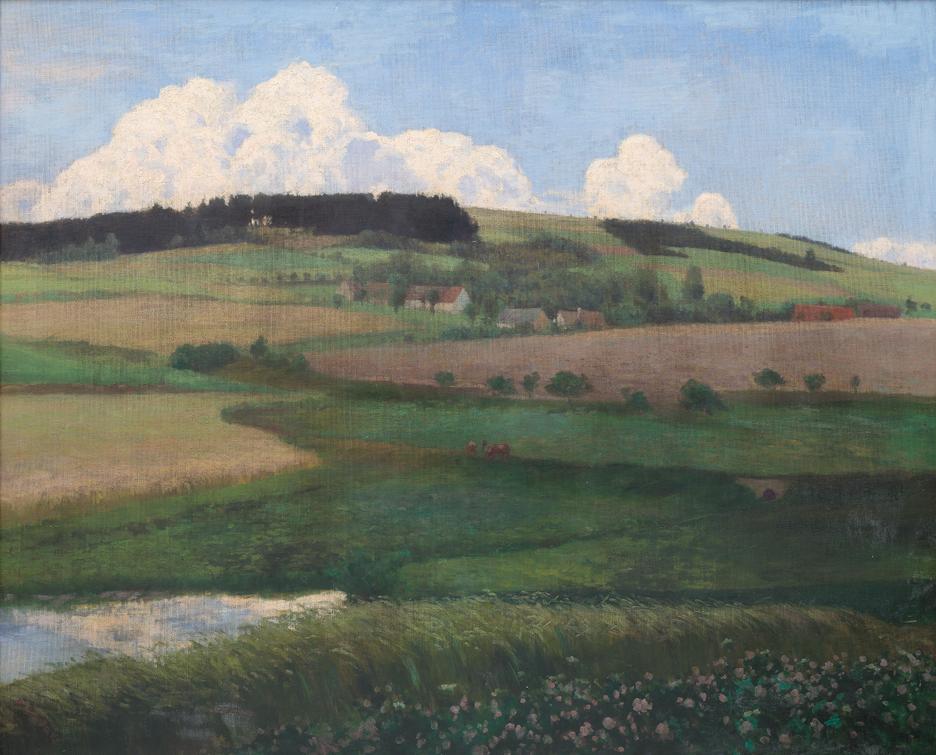 Bohuslav Dvořák - Landscape from the Giant Mountains Foothills