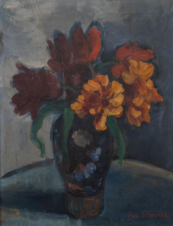 Jan Slavíček - Kytice tulipánů