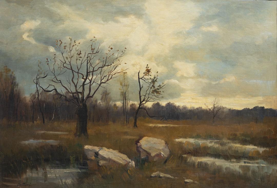 Antonín Chittussi - Krajina z Fontainebleau