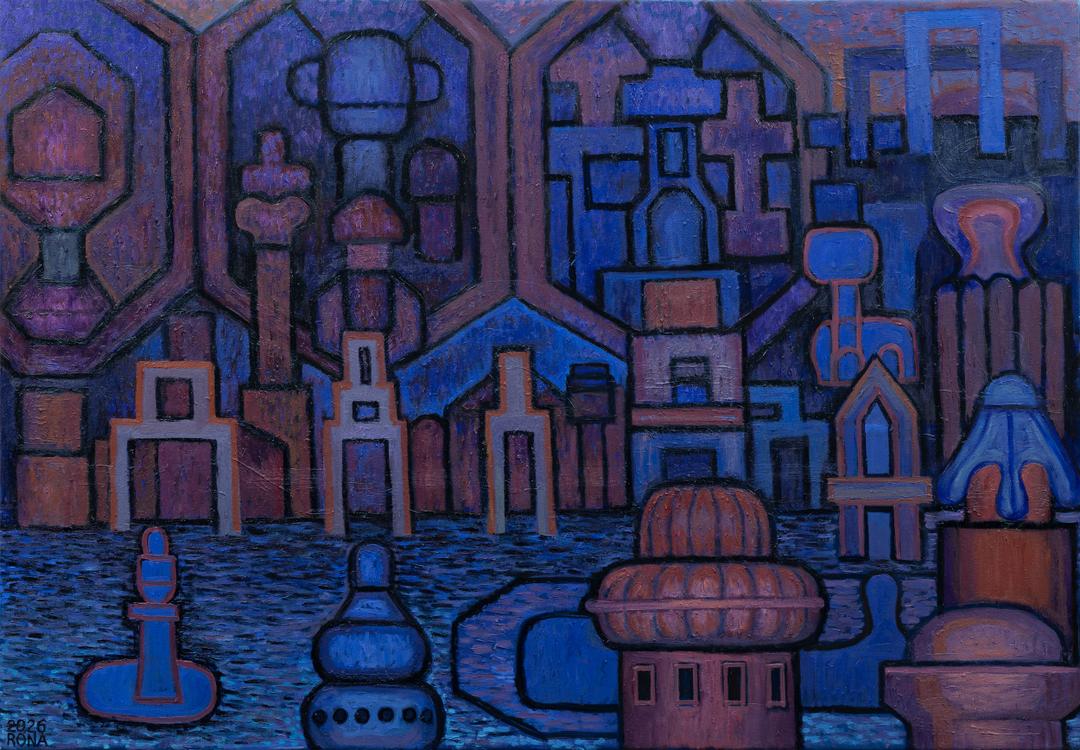 Jaroslav Róna - City on the Lagoon