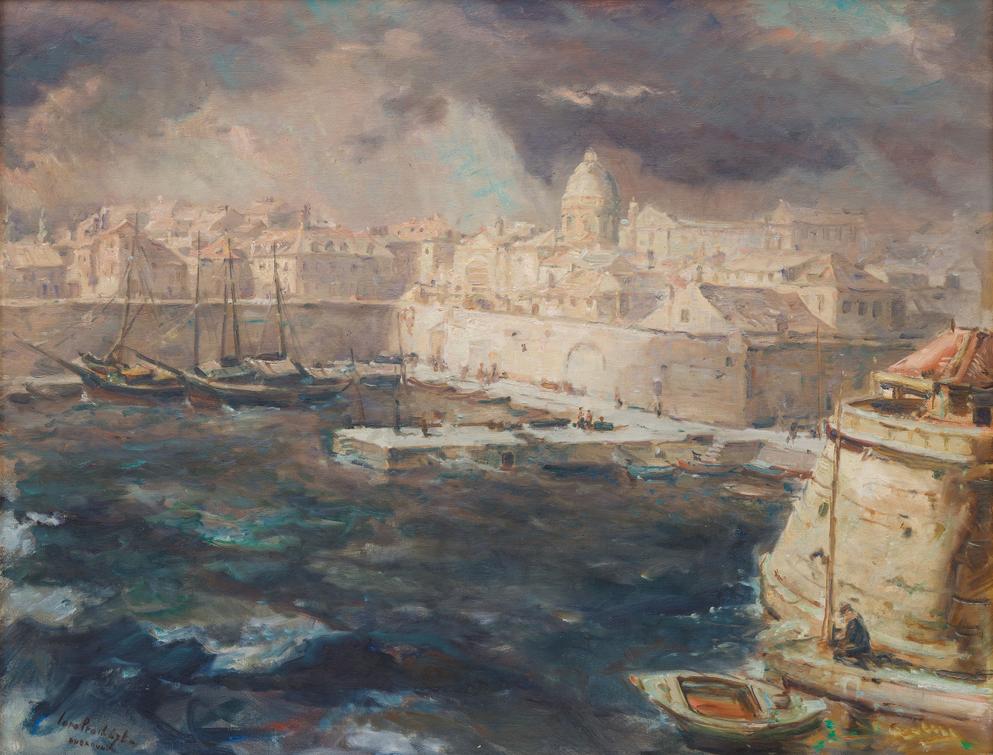 Jaro Procházka - Storm over Dubrovnik