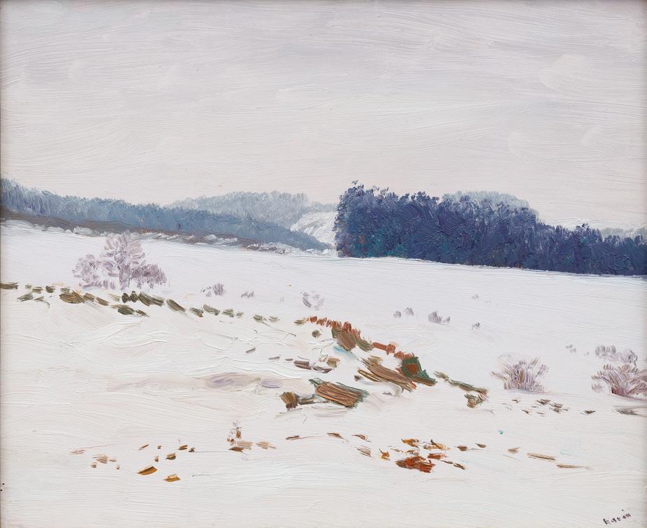 František Kaván - Winter near Vítanov