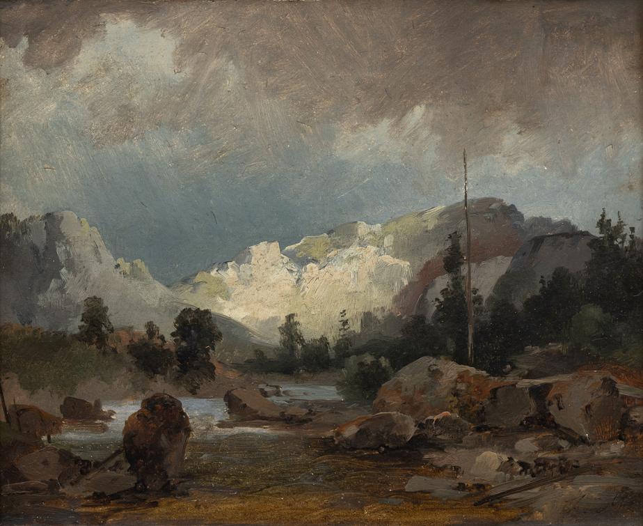 Julius Mařák - Studie horské krajiny
