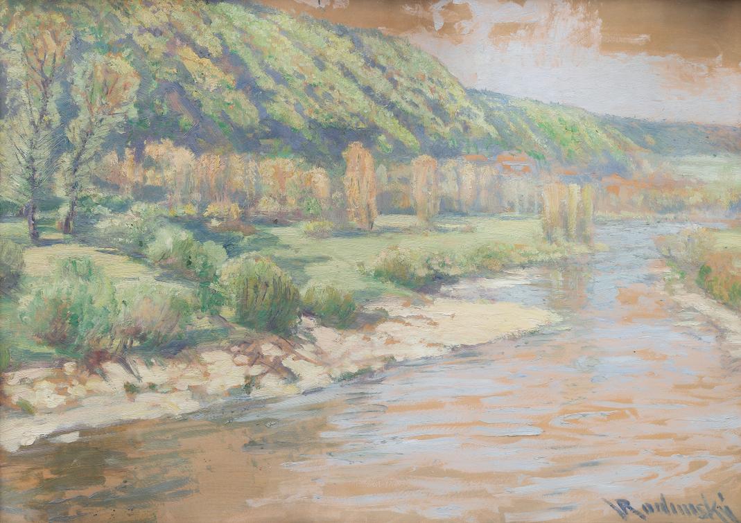 Václav Radimský - River Landscape
