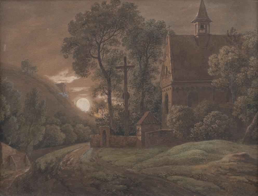 Antonín Mánes - Landscape with Sunset