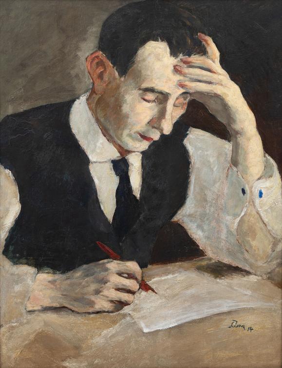 Josef Šíma  - Portrét architekta Čeňka Vořecha
