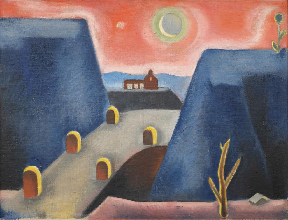 Ladislav Sutnar - Krajina s měsícem