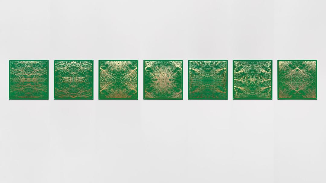 Kristýna & Marek Milde - Zrcadlení, ze série Motherboards