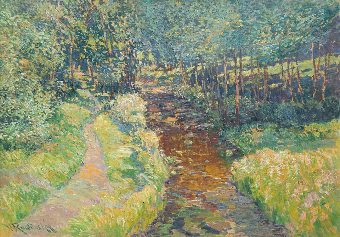 Václav Radimský - Path by the Stream