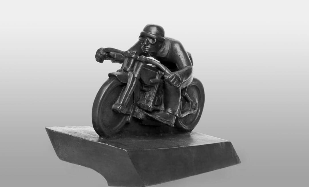 Břetislav Benda - Motorcyclist