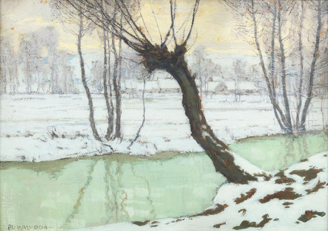Alois Kalvoda - Zimní potok