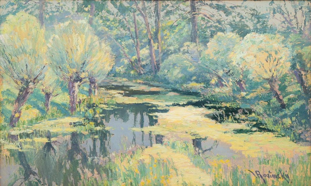 Václav Radimský - Willows by the River