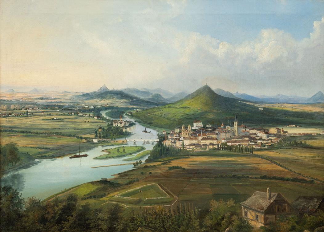 Ferdinand Lepie - View over Litoměřice