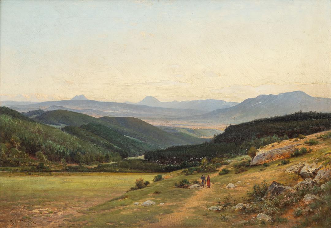 Karel Liebscher - Cesta horskou krajinou