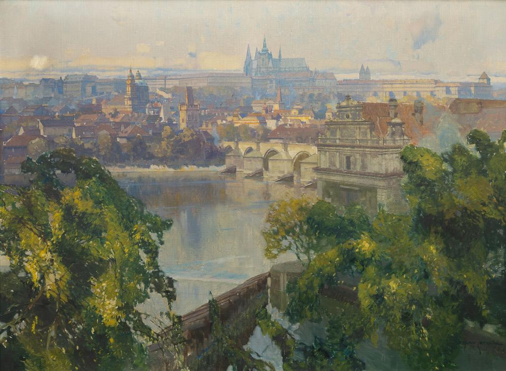 Jaroslav Šetelík - Pohled na Hradčany