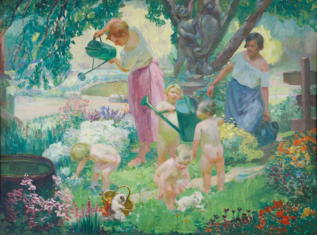 František Jakub - V zahradě