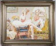 Josef  Loukota - Ballerina before a Mirror - Photo 2