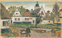 Josef Lada - Na návsi - Photo 1