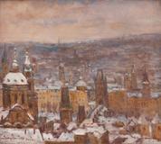 Jan Slavíček - Zasněžená Praha - Photo 1