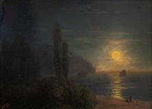 Ivan Konstantinovič Ajvazovskij - Měsíčná noc - Photo 1