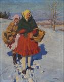 Jozef Theodor Mousson - Cesta z trhu - Photo 1