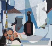 František Vobecký - Still Life with a Bottle - Photo 1