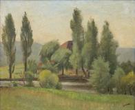 Otakar Kubín - Landscape with a Mill House - Photo 1