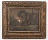 Antonín Mánes - Landscape with Sunset - Photo 2