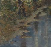 Josef Ullmann - Birch Trees by the Stream - Photo 3