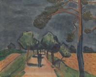 Bedřich Piskač - Path with a Pine Tree - Photo 1