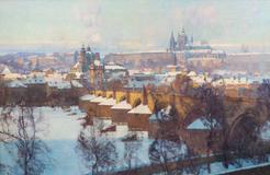 Jaroslav Šetelík - Zimní pražské panorama - Photo 1