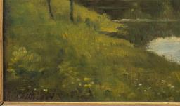Antonín Chittussi - Landscape with Rowing Boat - Photo 2