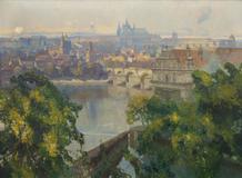 Jaroslav Šetelík - Pohled na Hradčany - Photo 1