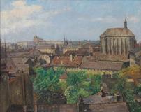 Gustav Macoun - Praha od Františkánské zahrady - Photo 1