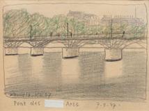 Kamil Lhoták - Paris 47 (set of 14 drawings) - Photo 7